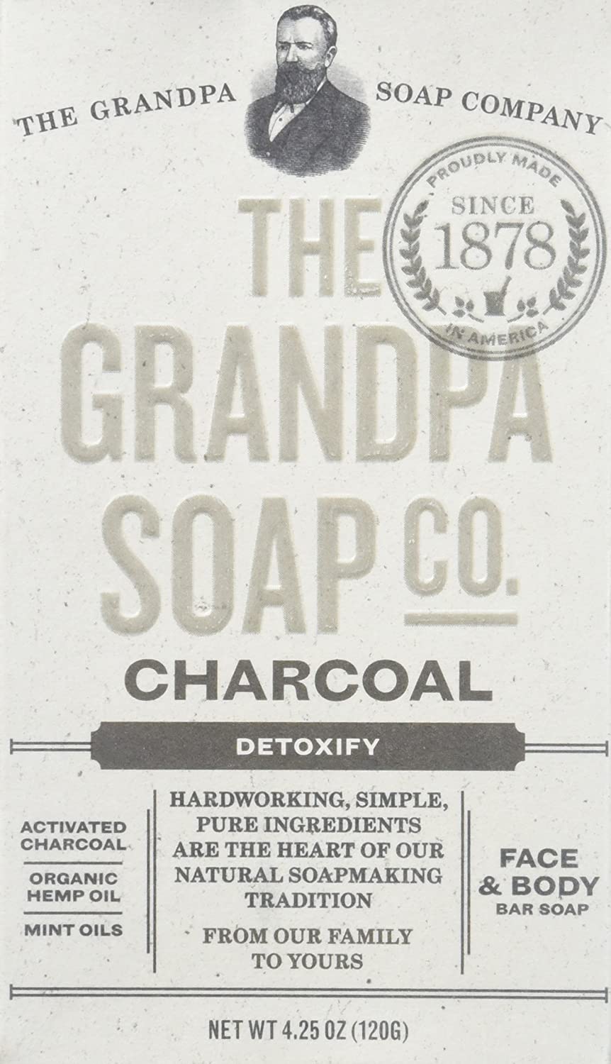 010486008131-GRANDPA'S BRANDS-Charcoal Bar Soap